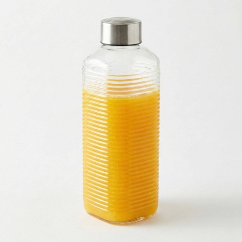 1l glass ribbed fridge - 1/3/6,