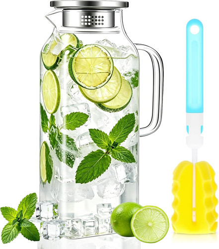 Glass water jug - for, fridge