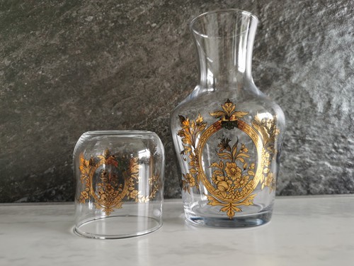 Vintage bedside water carafe - vintage,