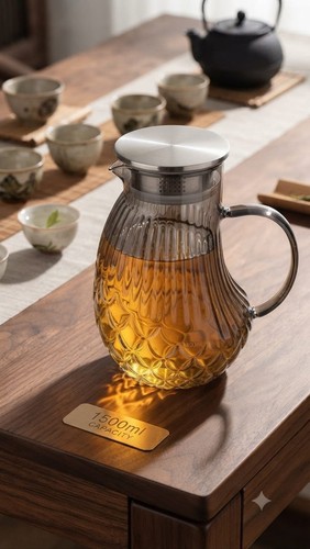 Glass water jug - jug, pitcher