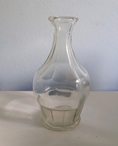 Vintage cut glass water carafe - water,