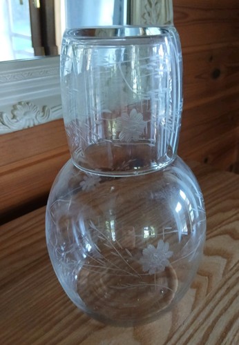 Water carafe with glass - carafe,