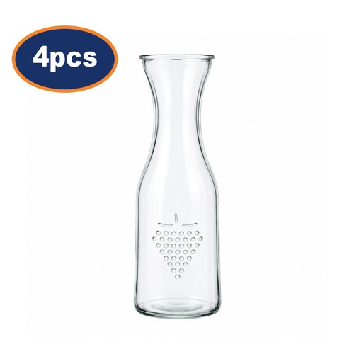 Glass carafe clear water - 1l,