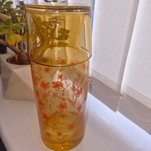 Vintage bedside water carafe - bedside,