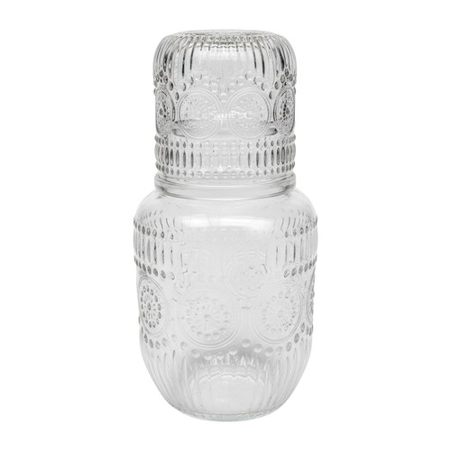 Bedside water carafe and glass - bedside,