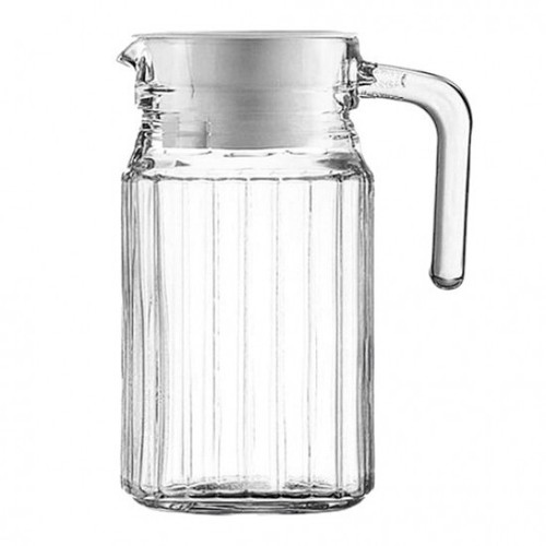 Clear glass pichet pitcher - x,