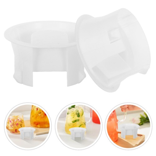 Reusable white pvc pitcher - reusable,