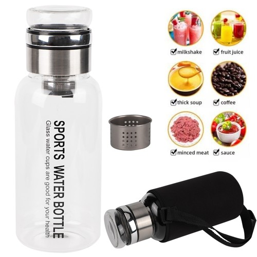Glass carafe water jug - 1l,