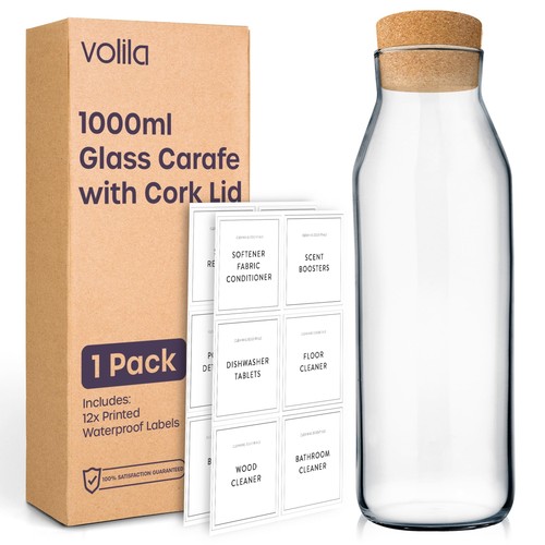 Water carafe 1 pack glass - -,