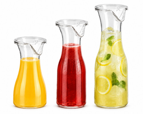 Plastic carafe with - carafe, lid