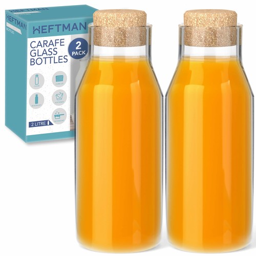 Heftman carafe glass bottle - carafe,