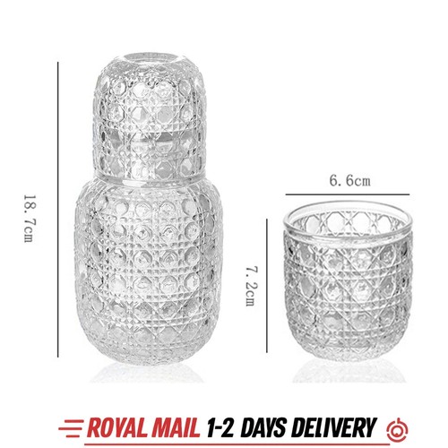 Bedside water carafe set with - water,