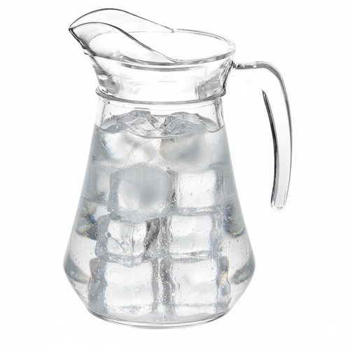 Glass water serving jug - serving,