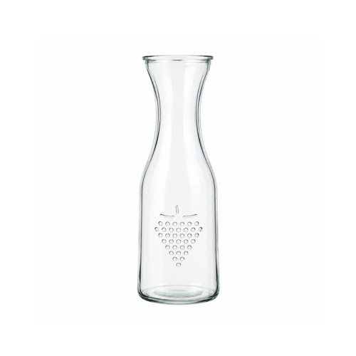 Glass carafe clear water - glass, 1l