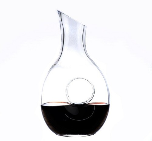 Clear glass carafe - carafe, decanter