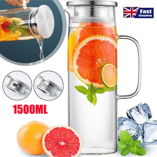 Lglass jug with lid glass - lglass,